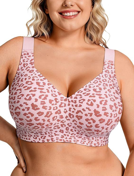 Minimizer Bra Women - Бесшовный поддерживающий бюстгальтер-топ больших размеров без