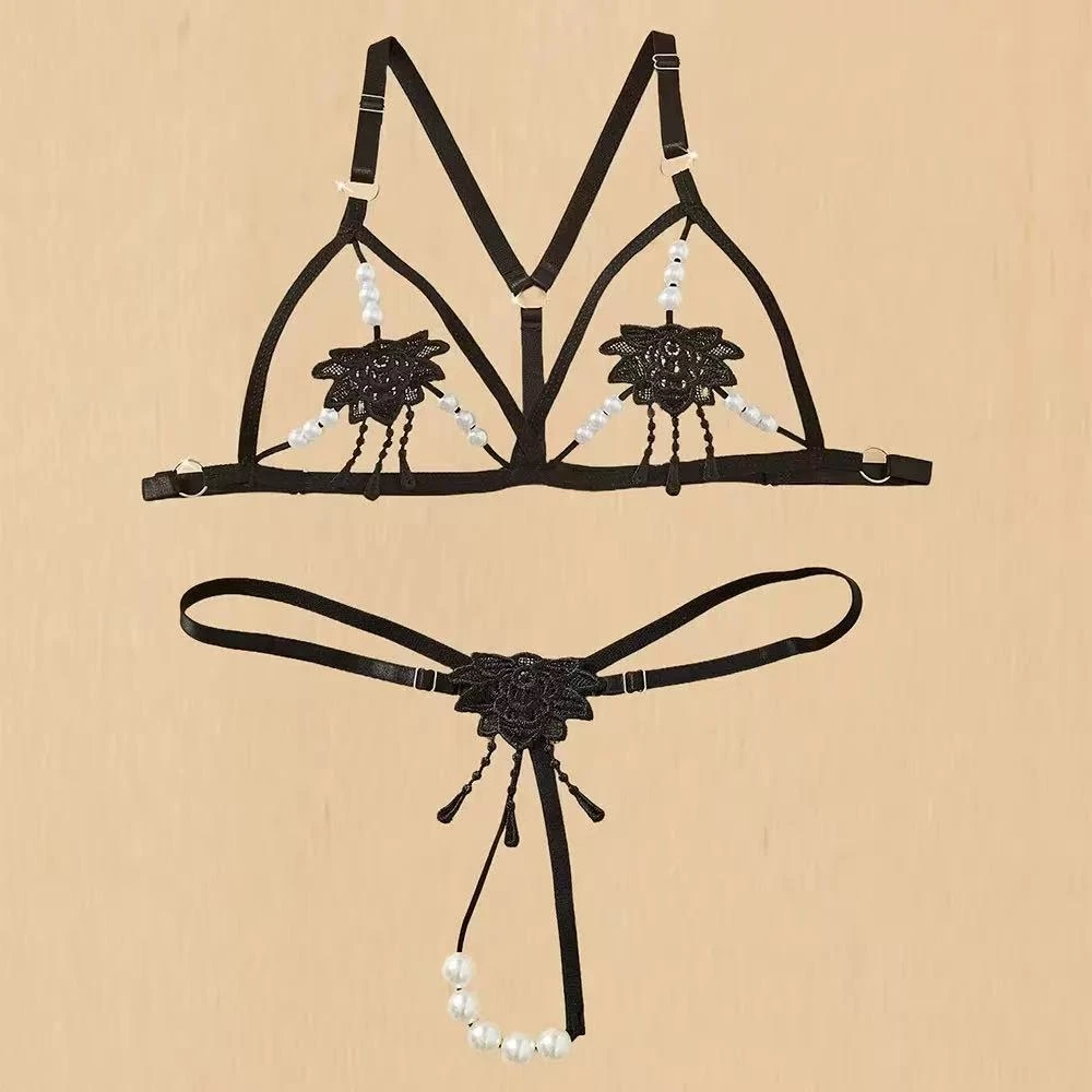 Женское нижнее белье в стиле Л – обзор и цена Lace Bralette Set
