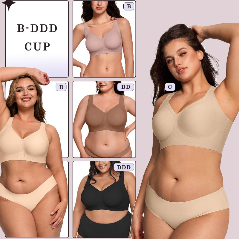 Бесшовный поддерживающий бюстг – обзор и цена Minimizer Bra Women